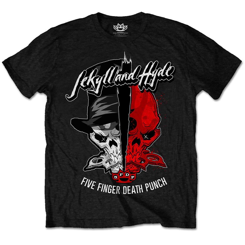 Five Finger Death Punch - Jekyll & Hyde Heren Tshirt - Zwart